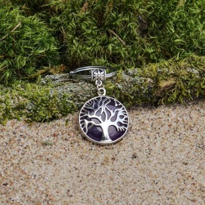 Ametisto Raktų Pakabukas