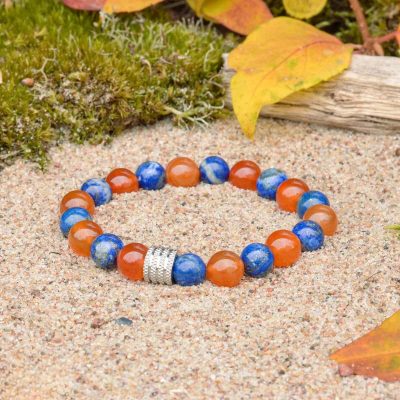 Lazurito ir Karneolio Apyrankė