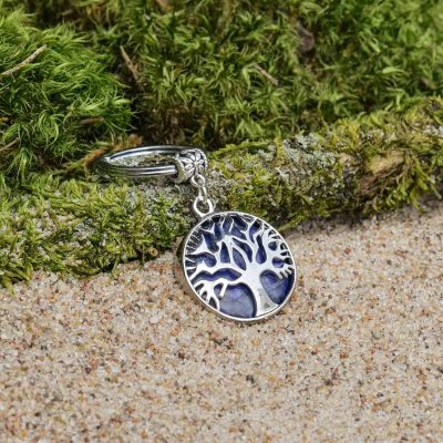 Lazurito Raktų Pakabukas