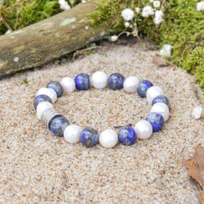 Perlų ir Lazurito Apyrankė